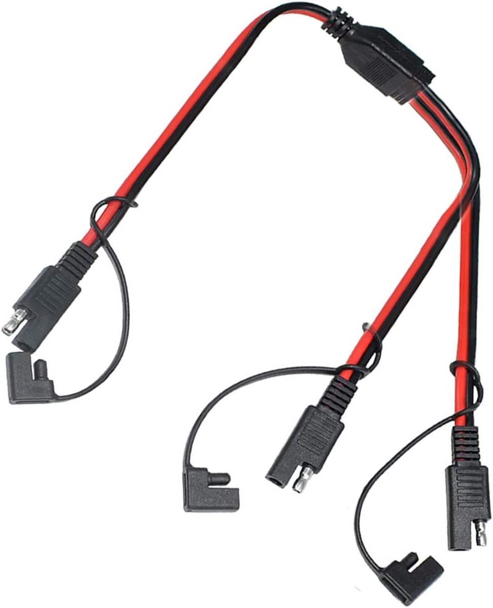 SAE Y splitter 1 naar 2 - 14AWG - 60cm - ideaal voor zonnepanelen - ShopVlot