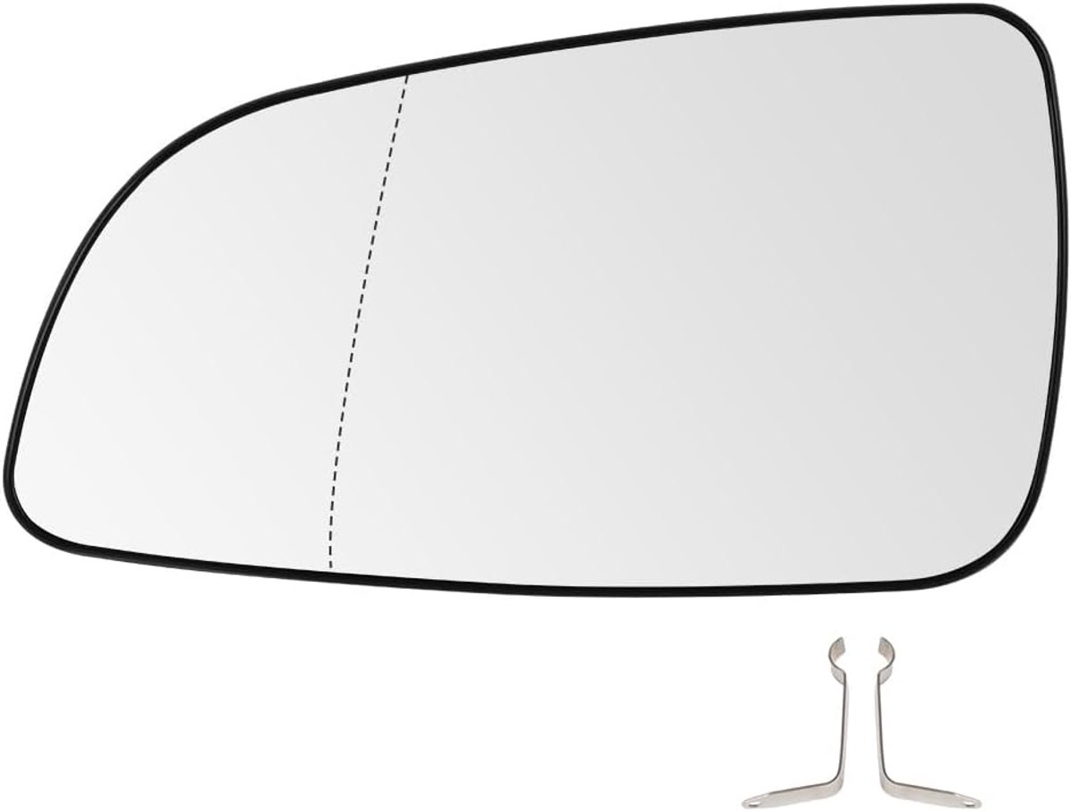 Zijspiegels glas verwarmd links - Opel Astra H 2004-2008 - vervangend spiegelglas - verbetert rijveiligheid - ShopVlot