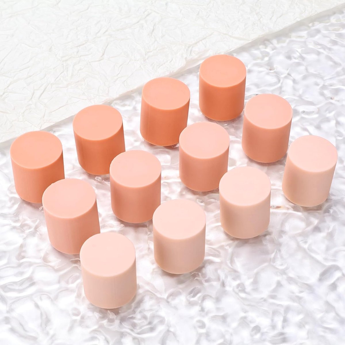 Puntgum 12 stuks - kleurrijke gradient mini gum - cilindrische gum - perfect voor tekenen en schetsen - ShopVlot