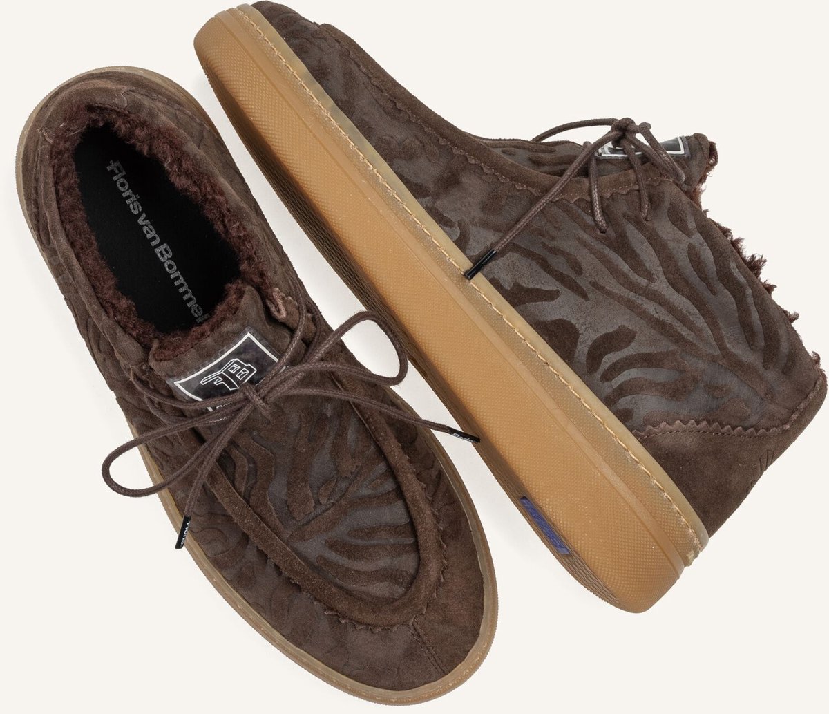 Floris Van Bommel Sfw-10179 Fygi Veterschoenen - Dames - Bruin - Maat 41,5