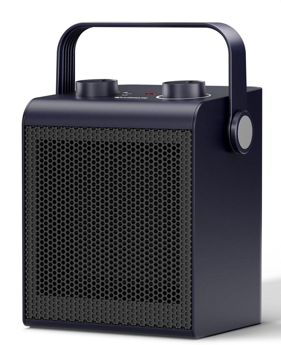 Elektrische ruimteverwarming 2000 W - keramische ventilatorkachel - 3 modi - veilig en energiezuinig - ShopVlot