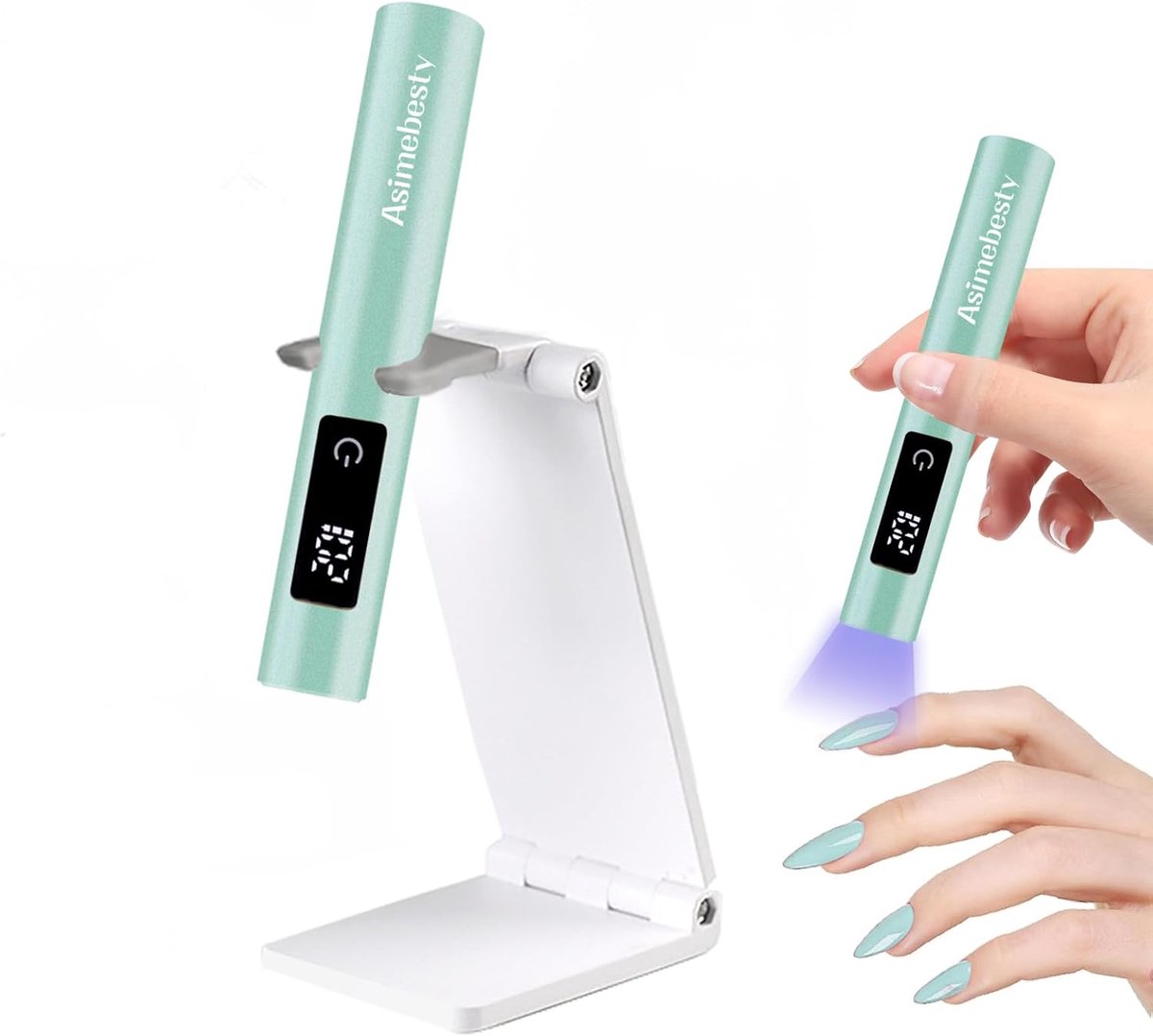UV-lamp voor gelnagels 3W - Mini LED nageldroger - Oplaadbaar met timer - Snelle droogtijd - ShopVlot