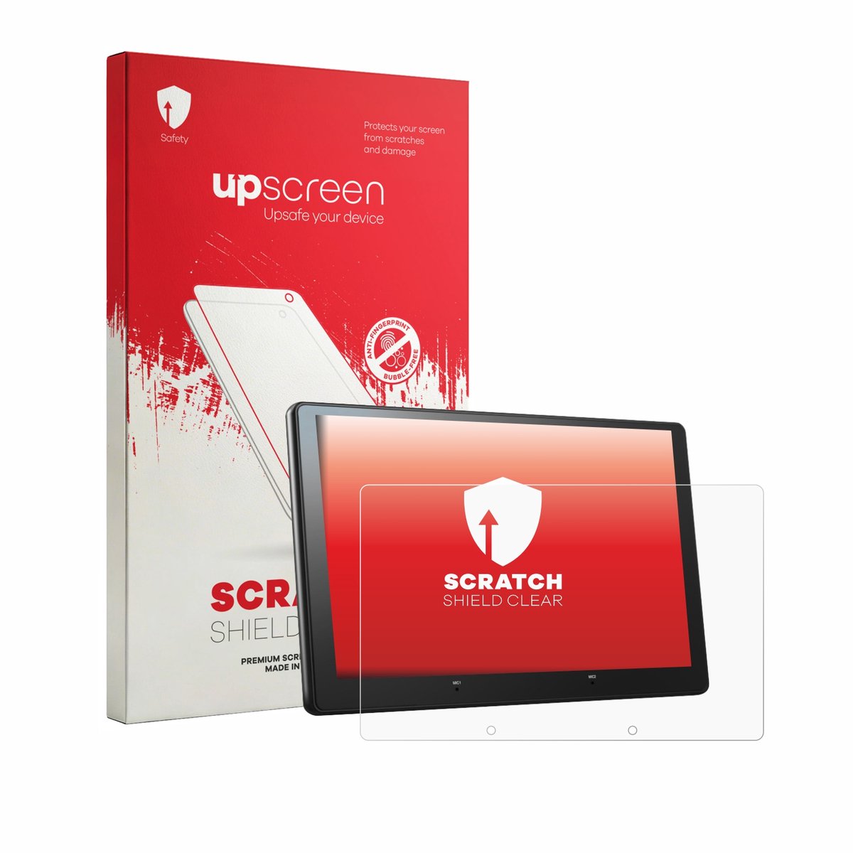 upscreen - Screenprotector voor Atoto A7 10.1" - Folie Beschermfolie transparant