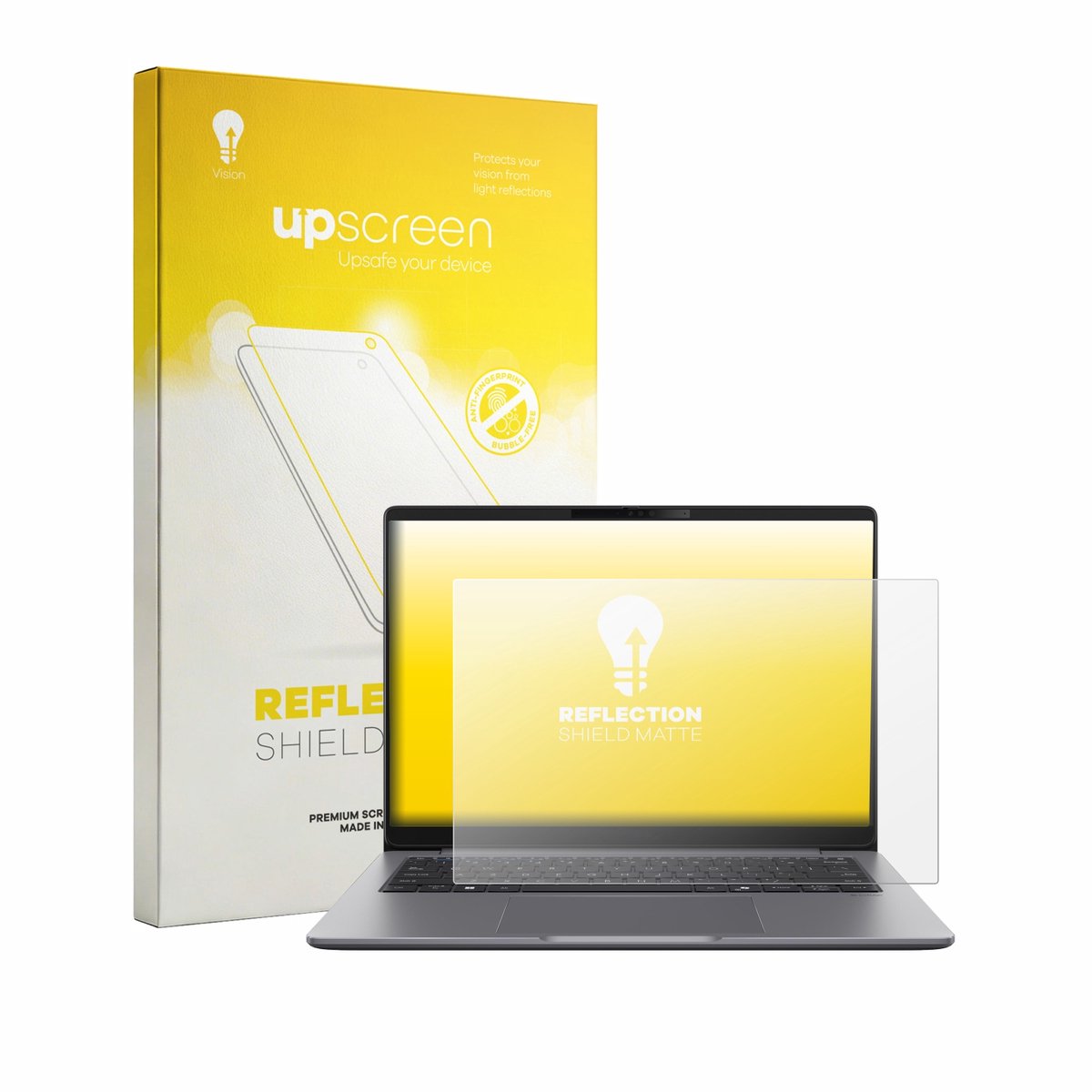 upscreen - Screenprotector voor ASUS ExpertBook PM3 - Folie Beschermfolie anti glare matte