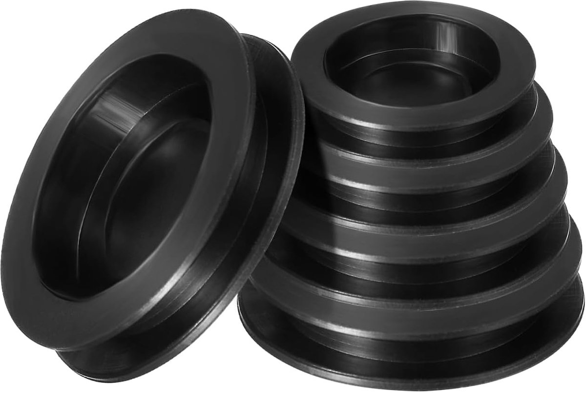 Rubberen doppen voor spaarpot 1,5 inch - Zwart waterdicht - Herbruikbaar - Bescherming voor spaarboxen - ShopVlot