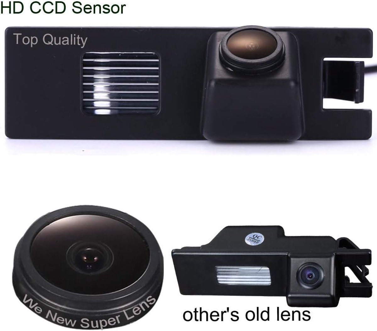 Achteruitrijcamera IP68 - Waterproof - Nachtzicht - Parkeerhulp voor Opel Vectra C, Astra H, Corsa D, Zafira B, Meriva - ShopVlot