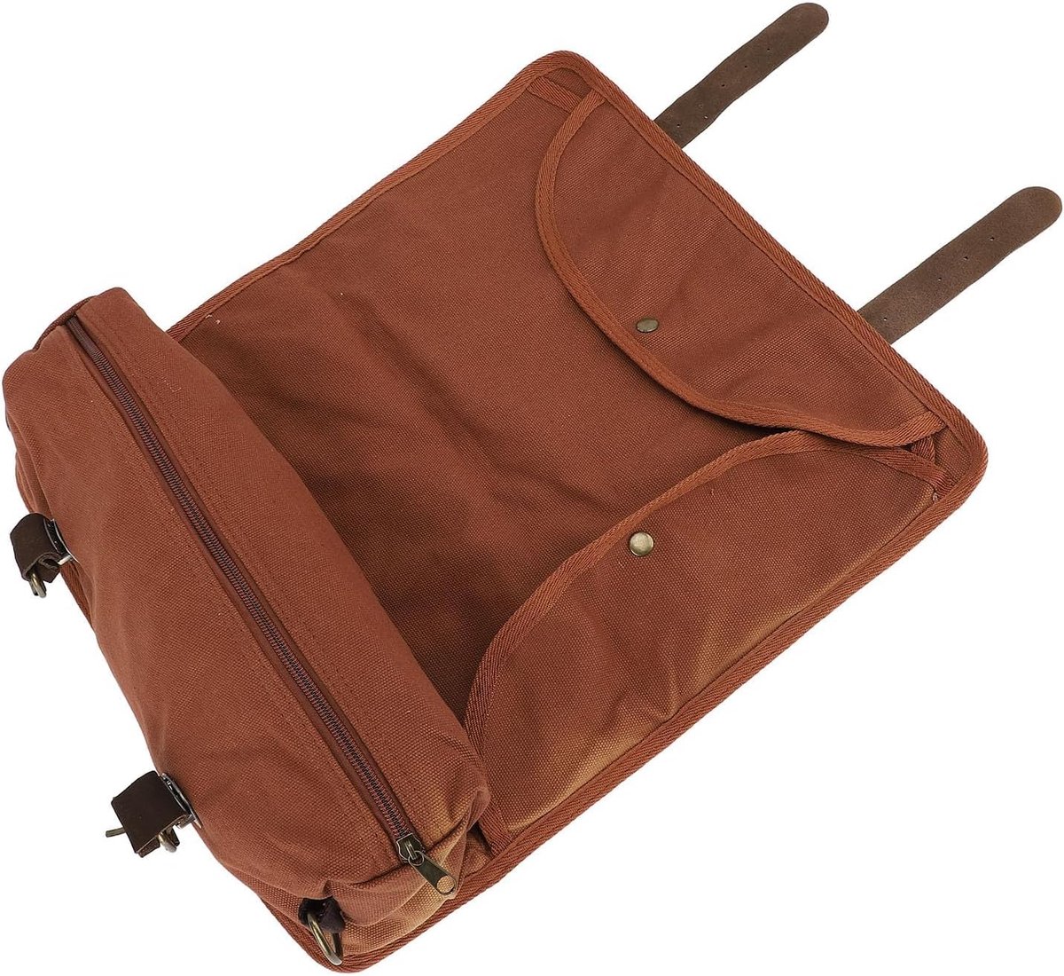Bartender tas met schouderriem - canvas met leer - meerdere opbergvakken - ideaal voor cocktails - ShopVlot