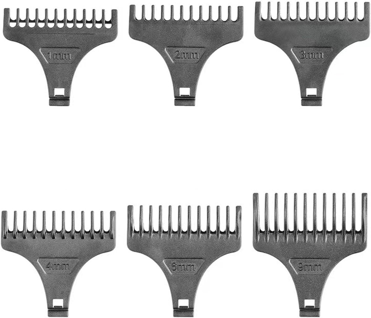 Tondeuse opzetstukken 6 stuks - 1-9 mm maten - sterk en duurzaam - precisie bij knippen - ShopVlot