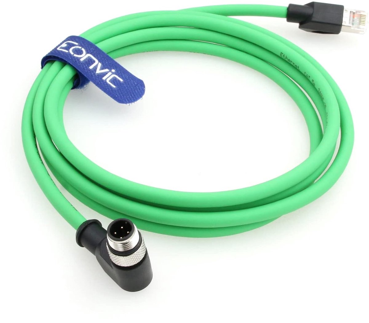 Ethernet kabel M12 4-pins D-code - RJ45 - 2 meter - hoogwaardig en flexibele verbinding voor industriële camera - ShopVlot
