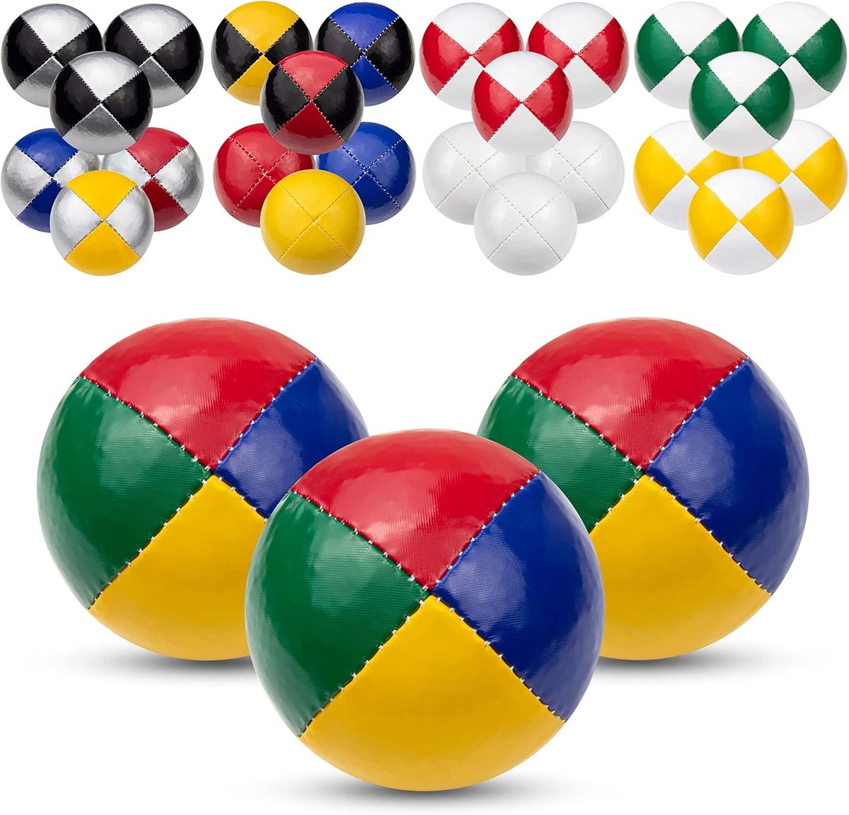 Juggling ball set 3x - professionele juggle balls - inclusief online leervideo - ideaal voor beginners en experts - ShopVlot