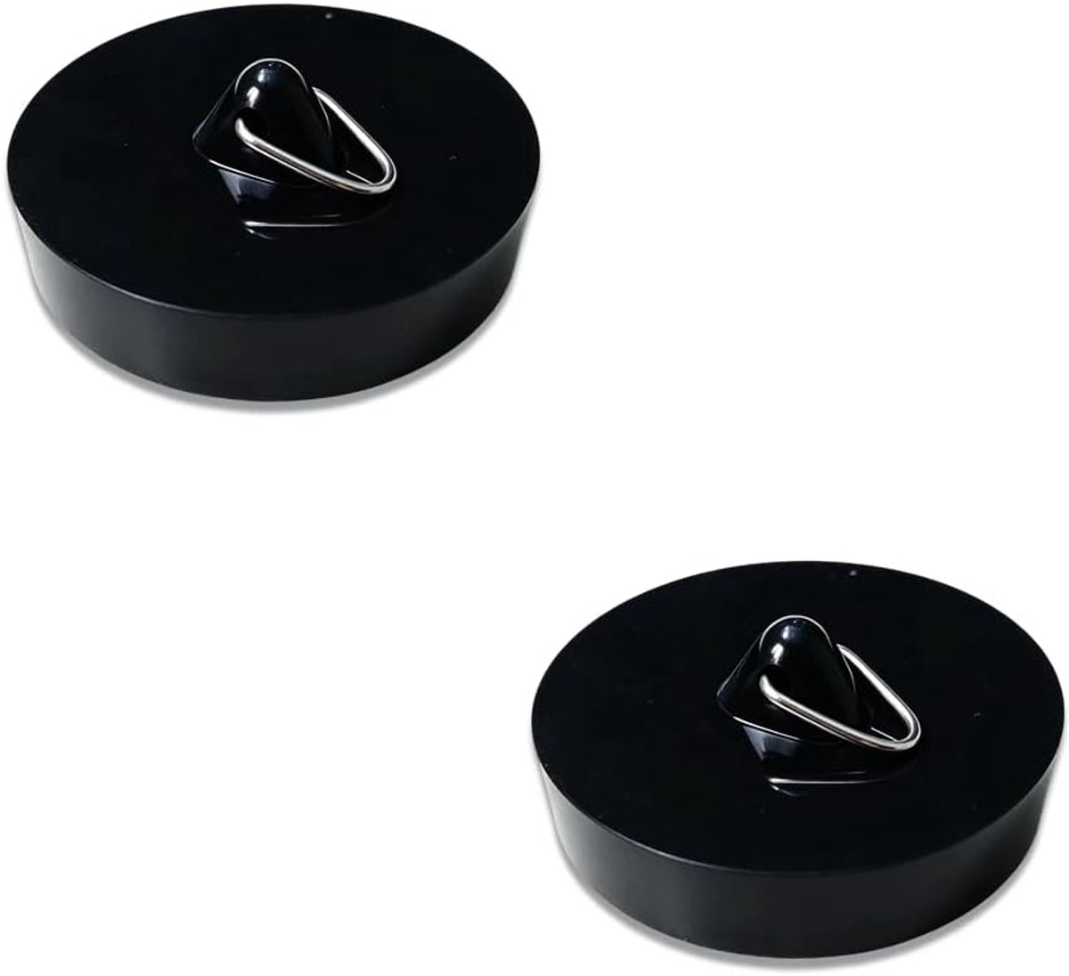Wastafelstop 2 Pcs - Siliconen Afvoerstop - Waterdichte Afdichting - Voor Badkamerafvoer - ShopVlot