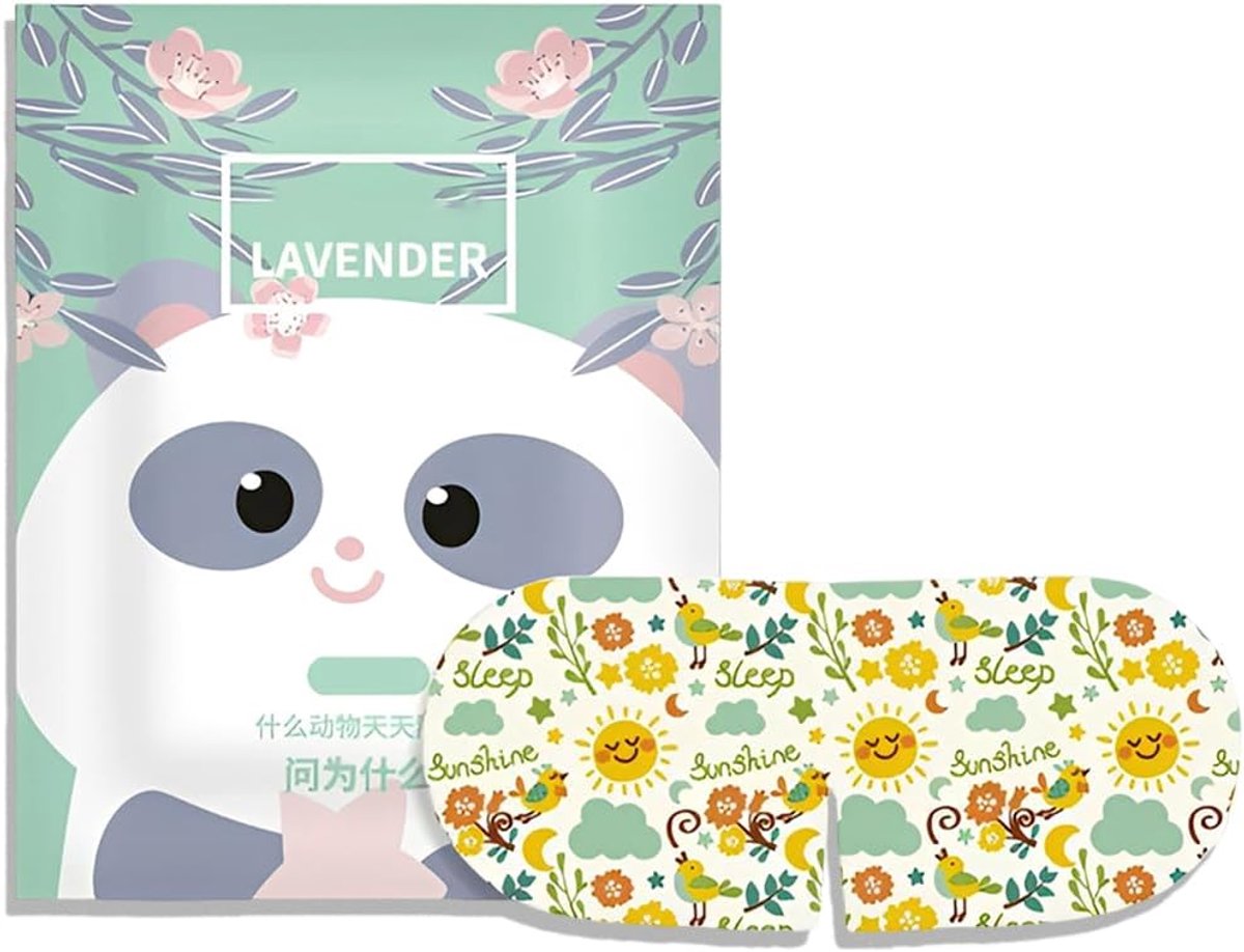 Oogmasker 10 stuks - lavendel - lichtbescherming - ideaal voor een rustige slaap - ShopVlot