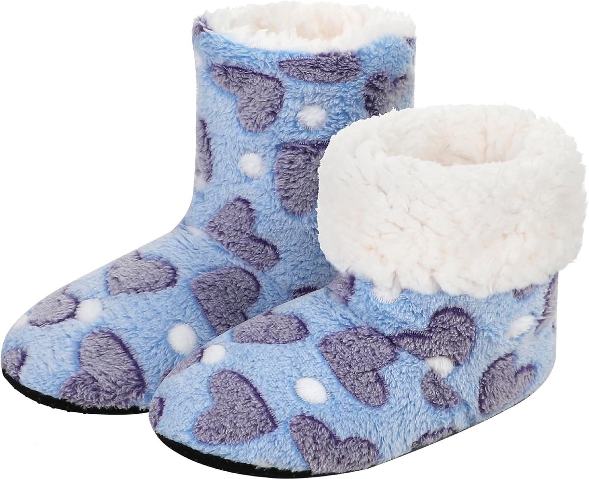 Dames winter slippers maat 35-42 - Pluche verwarmde laarzen - Warme voetverwarmers - Ideaal voor koude dagen - ShopVlot