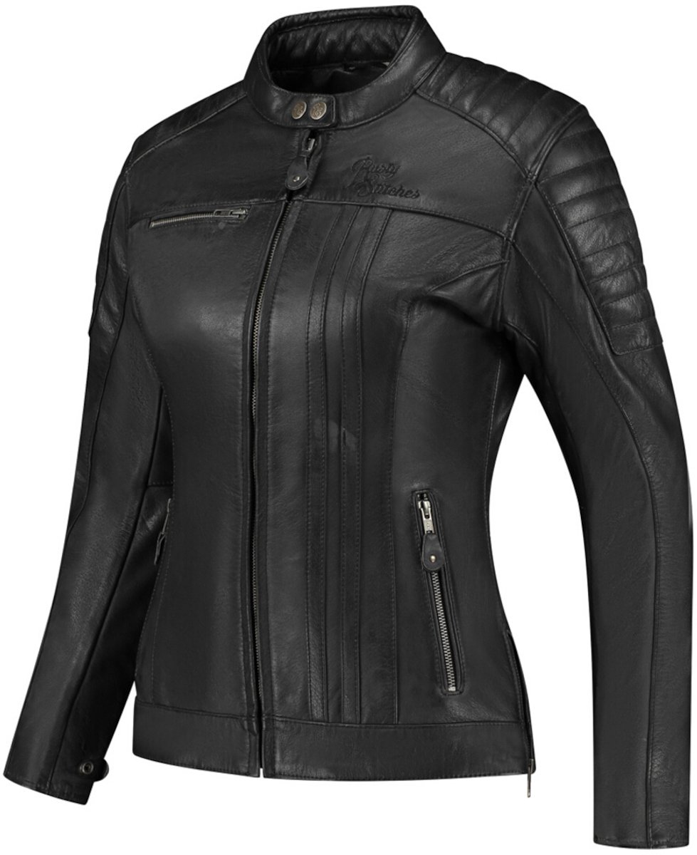 Rusty Stitches Alice Dames Motorfiets Leren Jas -