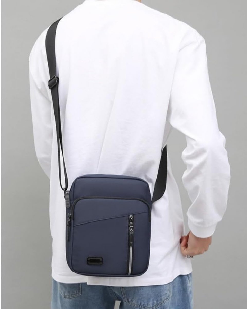 Schoudertas voor heren - waterdicht - messenger bag met meerdere vakken - ideaal voor dagelijks gebruik - SnelShoppen