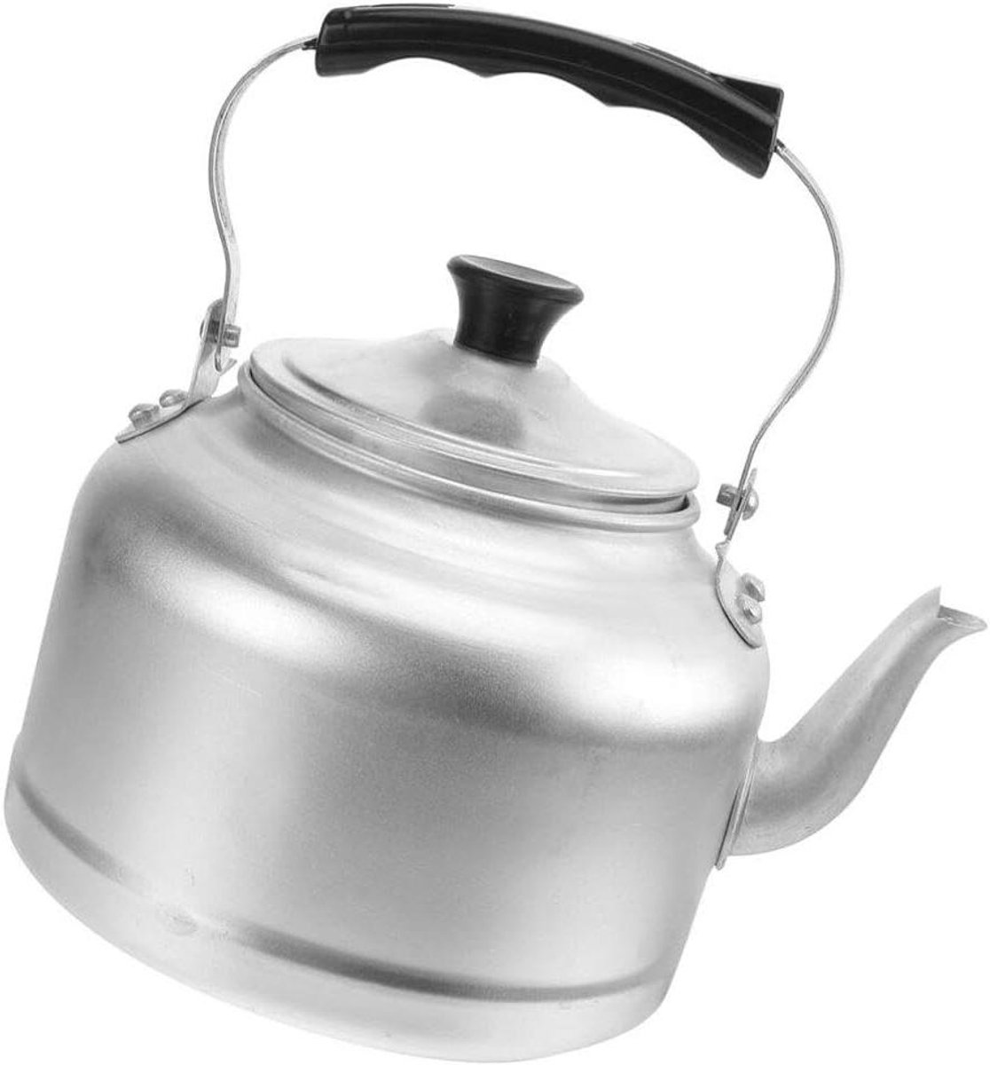 Waterkoker - Theepot Ketel - Water Koken - Hittebestendige Bodem - 6 Liter - Zilver