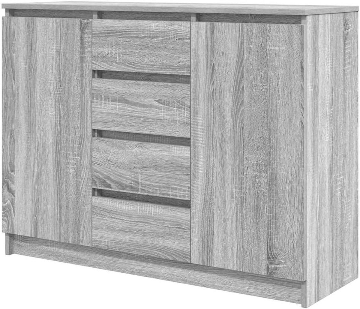 Dressoir met laden - Opbergkast Sideboard - Spullen Organiseren - Veelzijdig Inzetbaar - 1005 x 35 x 76 cm