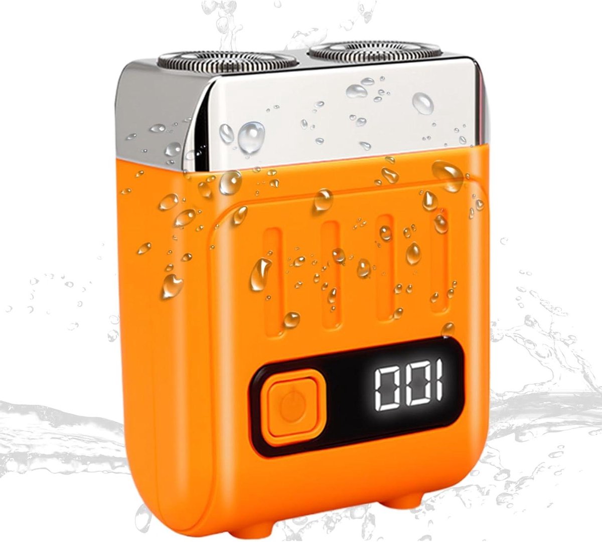 Mini Scheerapparaat - Elektrisch Trimmer - Dagelijkse Verzorging - 360 Graden Draaibaar - 7 x 5.5 x 2.9 cm - Zwart