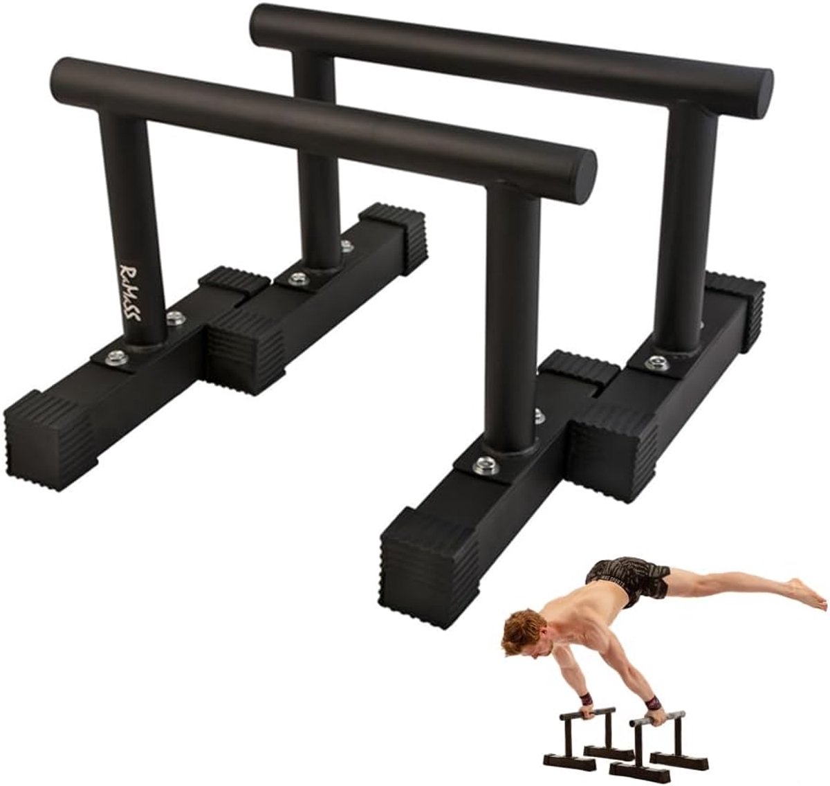 Ramass Fitness Parallets, Calisthenics Equipment for Gymnastics, Body Weight for Men and Women - ShopVlot