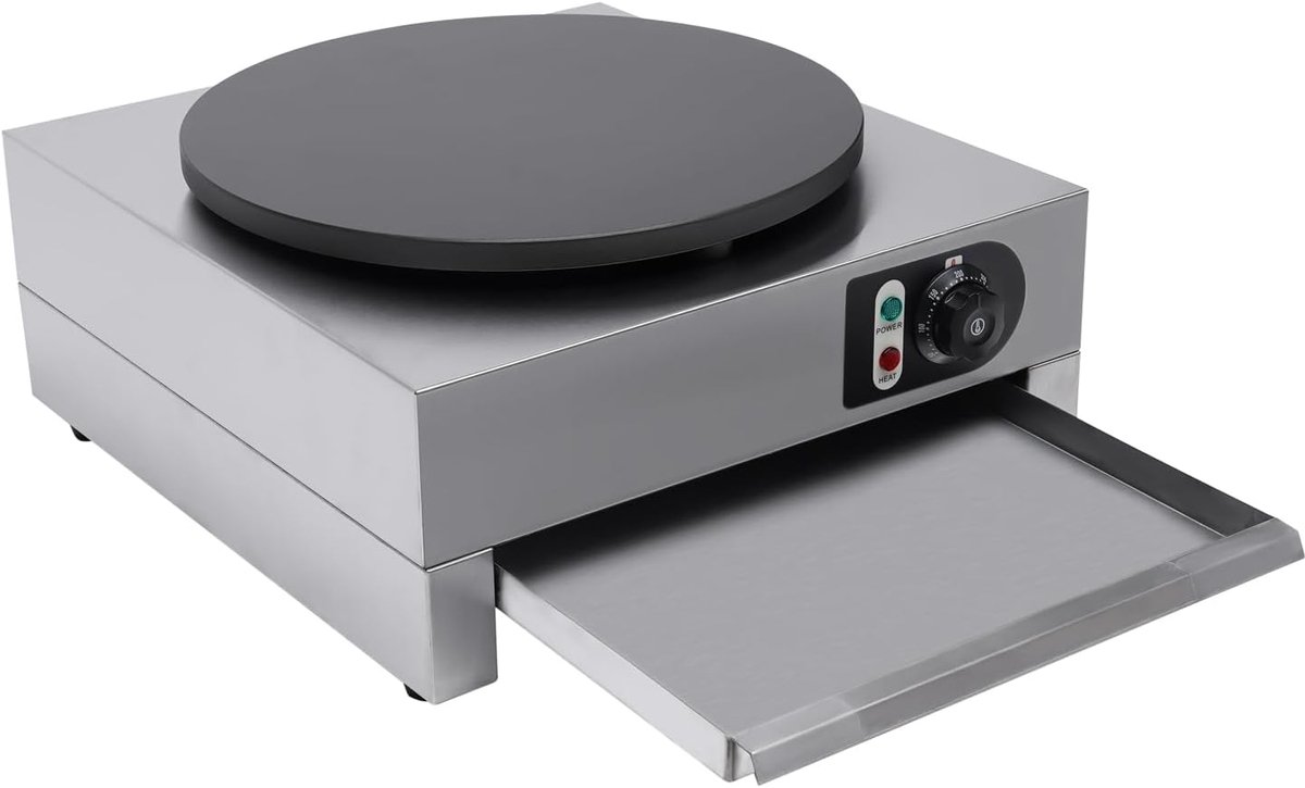 Crêpes-maker, crêpemaker, 3000 W, 220 V, crêpe-ijzer voor pannenkoeken, pannenkoeken, galetten, burrito's en taccos, pannenkoekenmaker, crêpeplaat, elektrische grill, pannenkoekenmaker,
