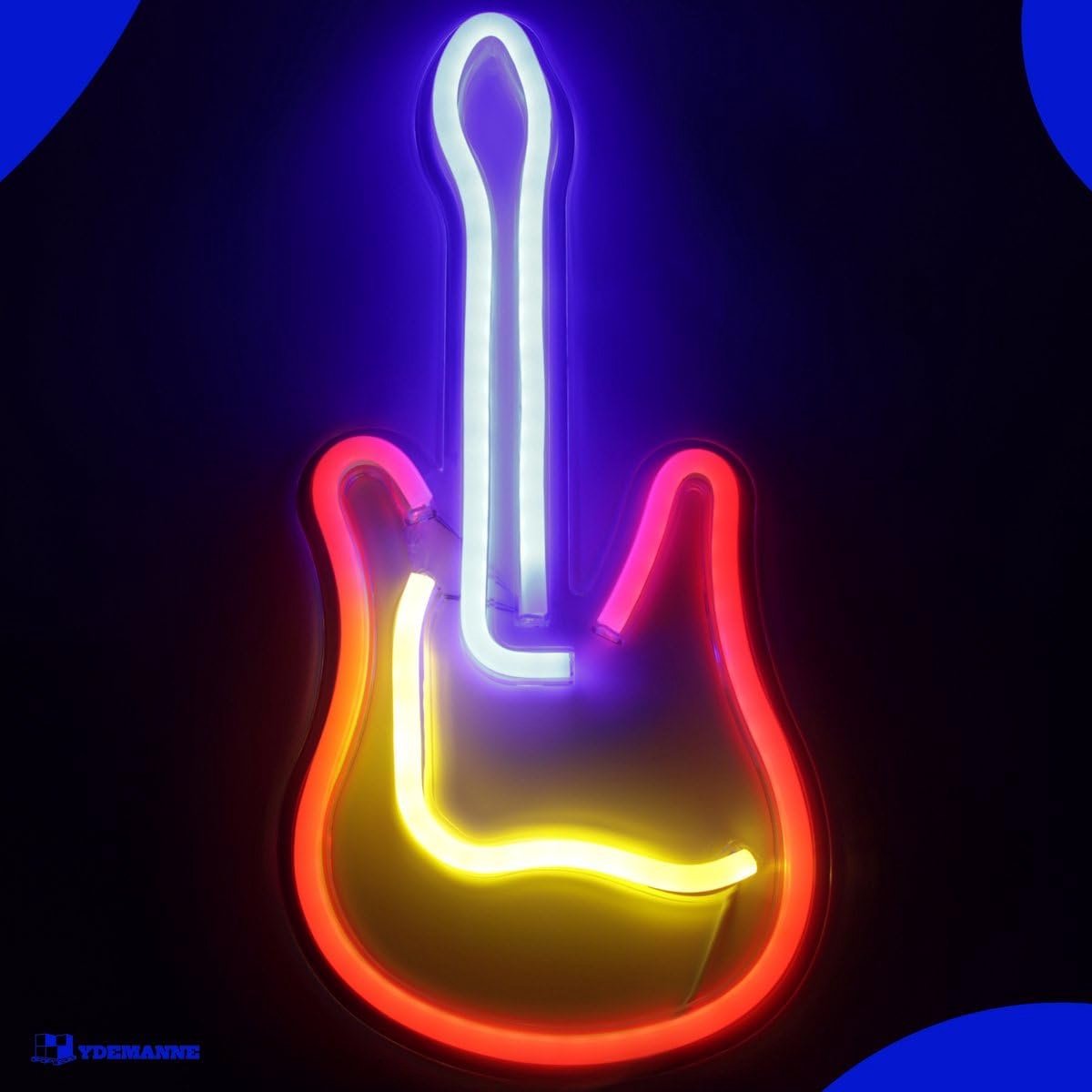 Guitar Neon Lamp - Inclusief ophanghaken - LED verlichting - Unieke sfeerverlichting - SnelShoppen