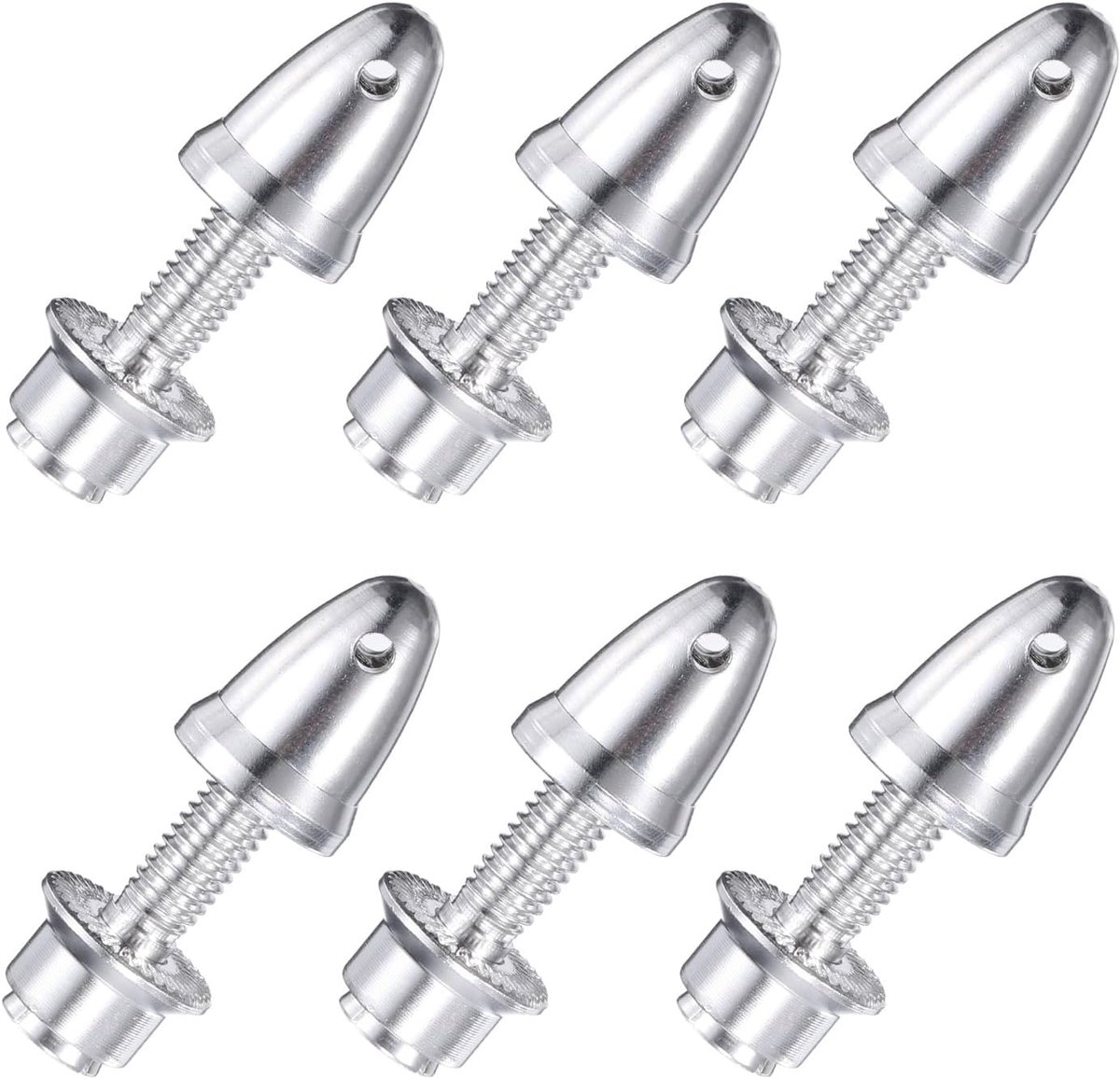 RC vliegtuig, propellerspinner, 4 mm boring en 6 mm uitgangs propelleradapter voor borstelloze motoren en toerentalregelaar, verpakking van 6 stuks