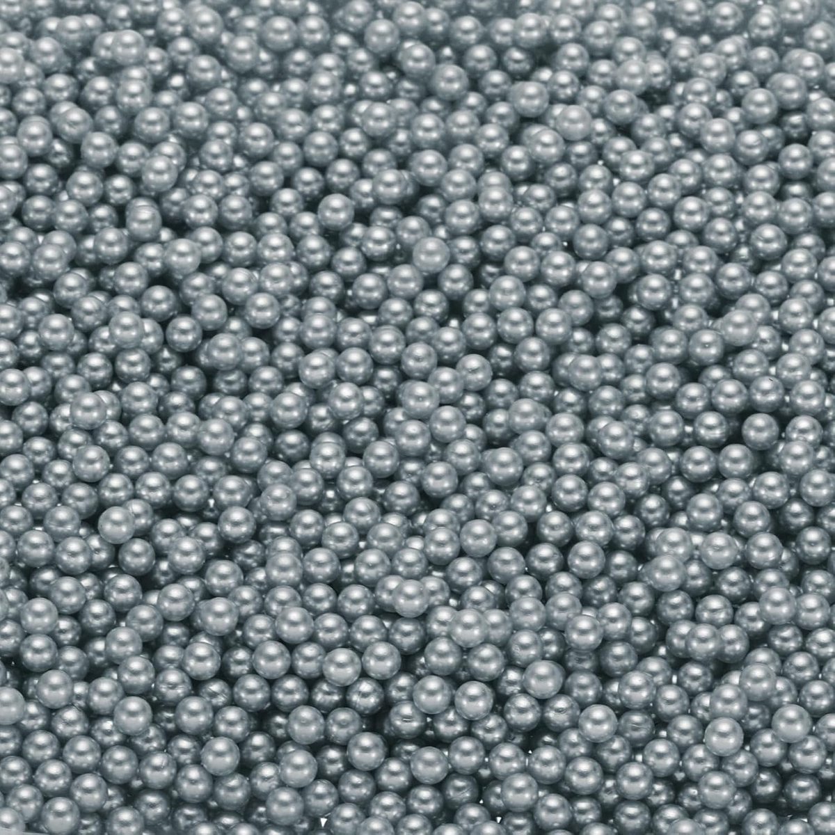 5000 stuks kunstparels, verwerking 4 mm, zonder gat, ronde kralen, ABS voor vulstoffen, vazen, sieraden maken, vulstoffen, cosmeticadozen, strooitafel, grijs, zilver, intens