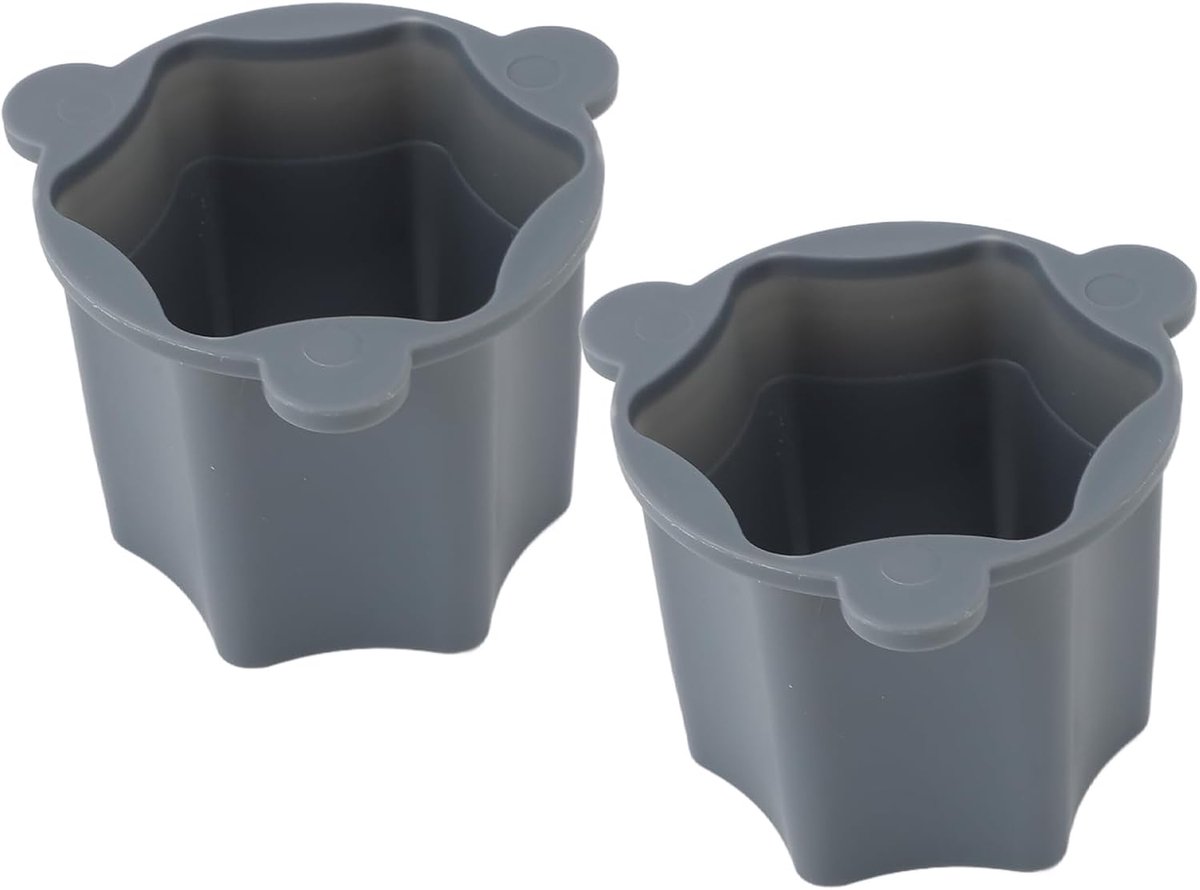 2 Stuks Voedselstoomboot Schoorsteen Multifunctionele Keukenmachine Hoofdbasisdeel ABS Draagbare Kookblender Potbasis voor Stoomcirculatie voor Varoma