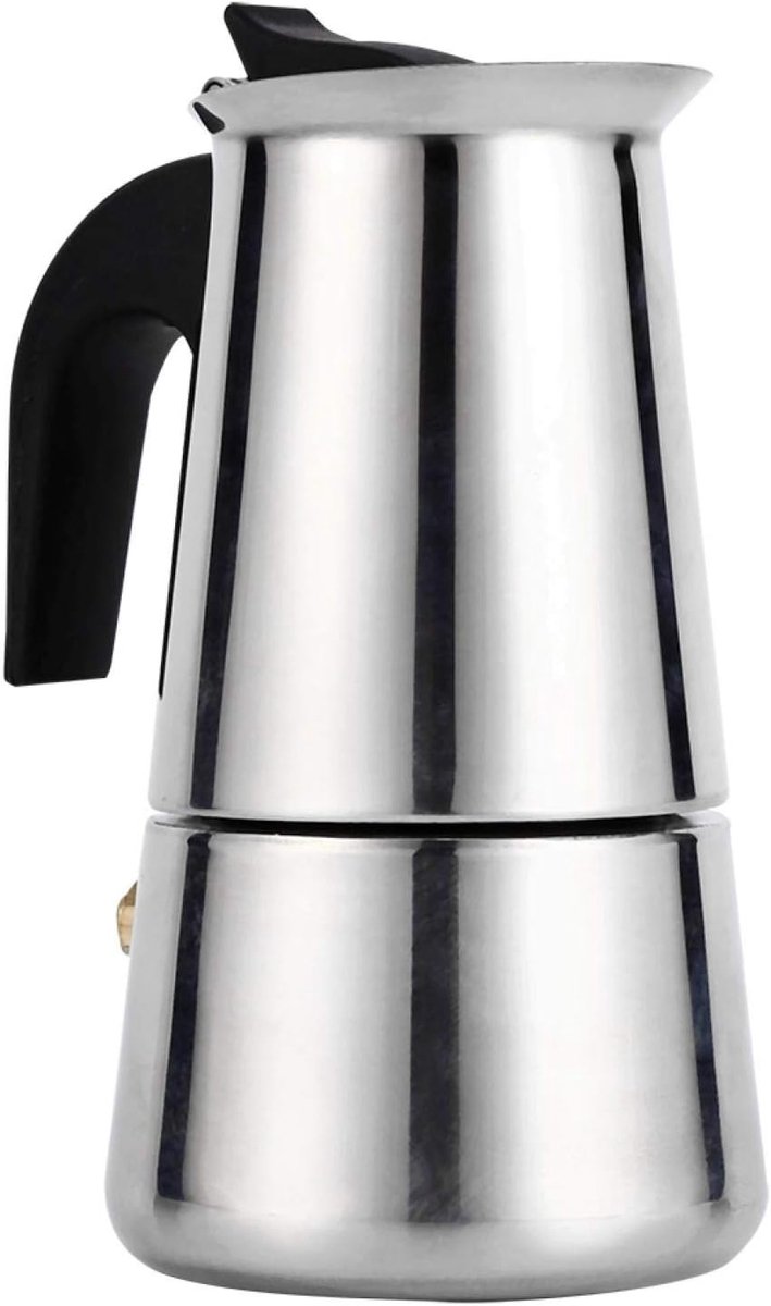 Espressomachine met kookplaat Italiaans koffiezetapparaat met percolator 2-kops 4-kops 6-kops 9-kops Optionele mokka-pot Latte Maker Klassieke volwaardige koffiemaker(100ml)