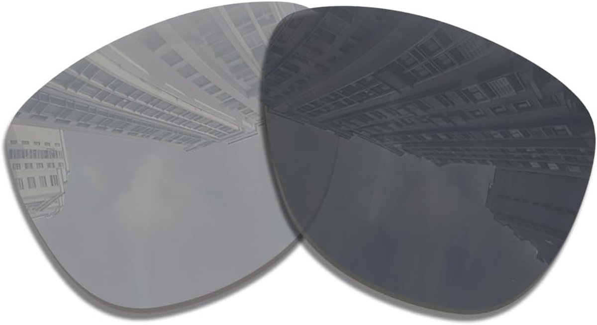 Vervangende glazen voor Oakley Frogskins OO9013, Frogskins Asian Fit (AF) OO9245 gepolariseerd, dikte 1,5 mm, zoutpreventie, oliebestendig (donkerrood)
