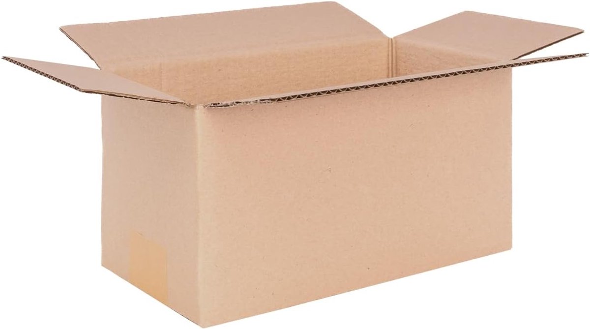Verpacking Vouwdozen 240 x 130 x 130 mm KK 22 Bruin [Grootte en aantal kiesbaar] 1-vezelig kleine Dozen 50 Stuks