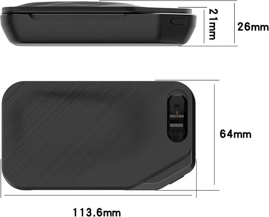 Vervanging van oplaadcase past voor Plantronics Voyager 5200 5210 oplader, hoofdtelefoon oplaadstation oplader houder — afbeelding 3