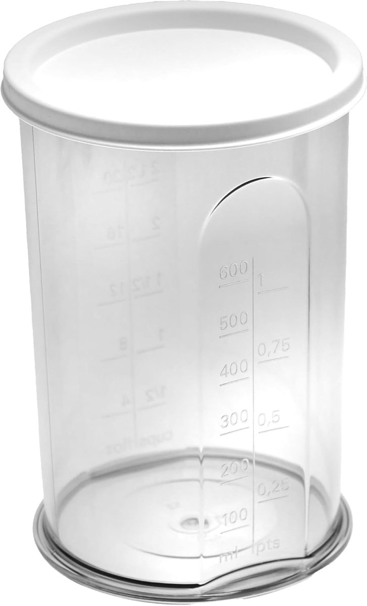 Maatbeker 700 ml - universeel met deksel - schaalverdeling - ideaal voor staafmixer - SnelShoppen