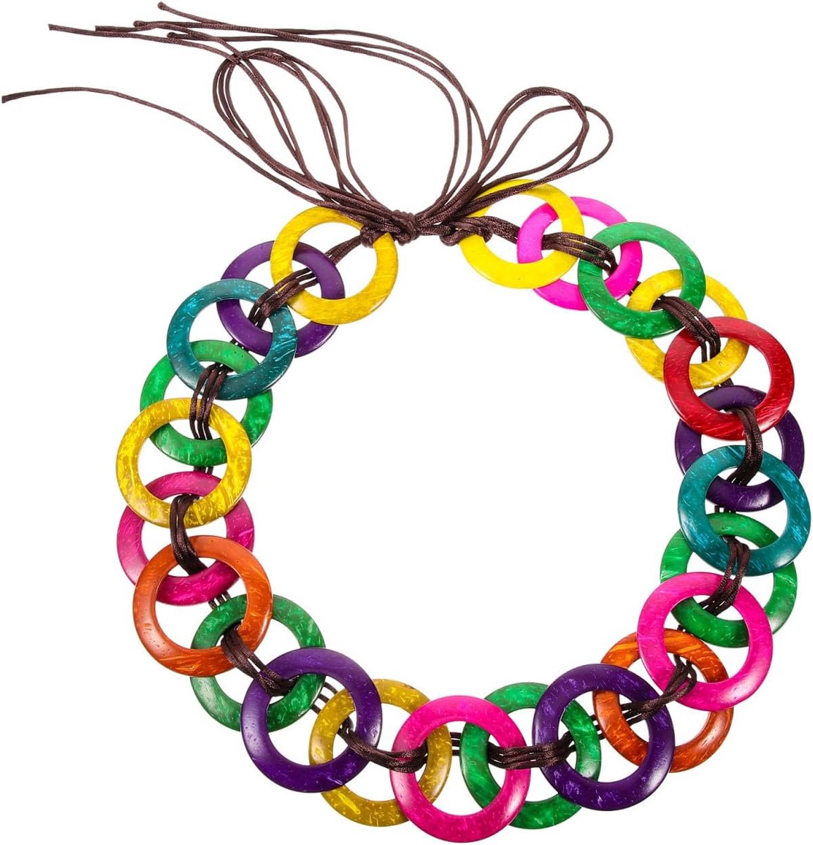 Geweven riem voor dames riem touw kleurrijke dames riem vervanging van de robriem riem voor vrouwen rok korsetriem voor dames brede tailleband om te binden elegante kokosnootschaal