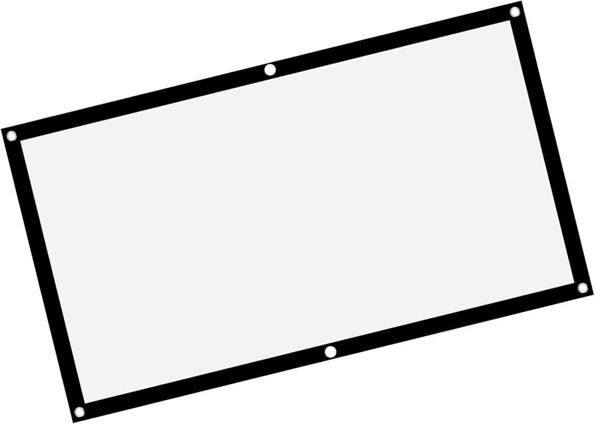 Projector scherm 50 inch - Dikker polyester - Non crease - Ideaal voor thuisbioscoop - SnelShoppen
