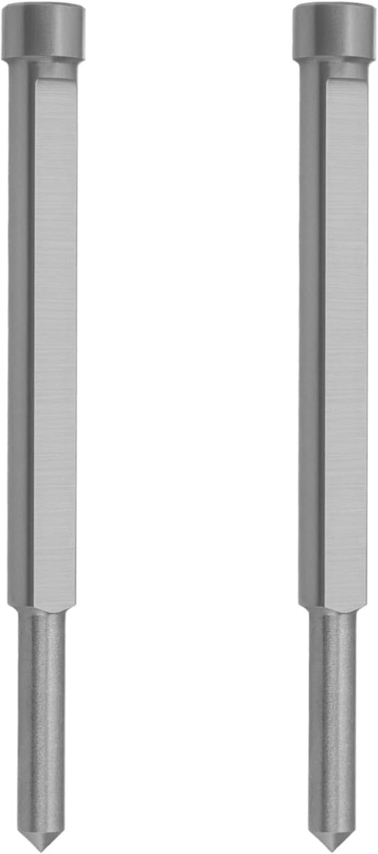 2 stks Hoge Snelheid Staal Centreerpen 6.34x77mm Ringvormige Cutter Pilot Center Pin Geschikt voor Ringvormige Snijders met 25 en 30mm Snijdiepte