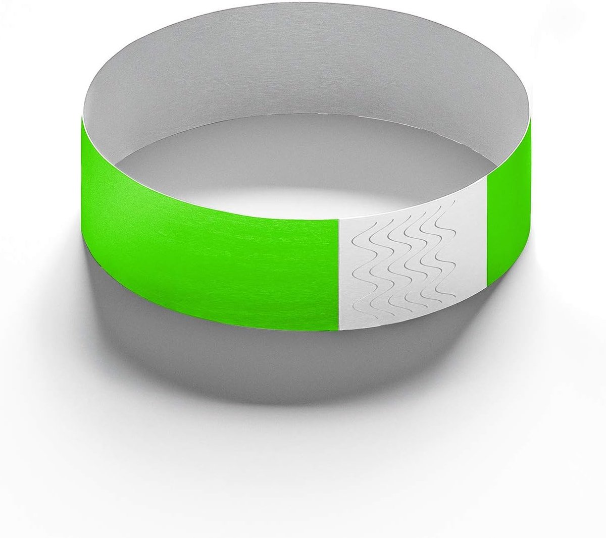 Armbanden, 100 stuks, voor identificatie bij evenementen en feesten, scheurvast en waterdicht (groen)