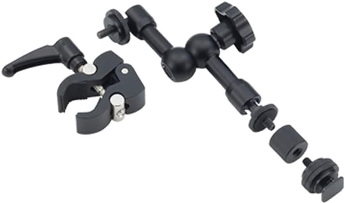 HRM-7 houder voor Handy Recorder – Flexibele aluminium klem voor audio- en video-opnames