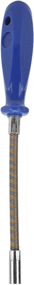 7mm Hex Schroevendraaier, Comfortabele Grip Flexibele Slang Clip Driver 90 Graden Buigen Met Opknoping Gat Voor Meubels Montage Voor Auto Reparatie