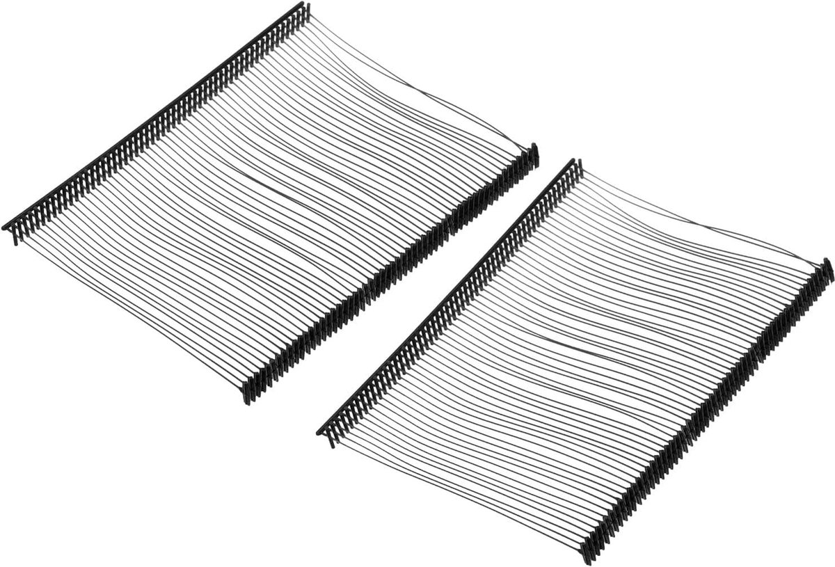 3000 stuks standaard tagging-pistoolbevestigingen 3 x 0,3 inch kunststof etiketten kledinglabel zwart 75 mm tags bars bijlagen voor alle standaard prijskaartpistolen