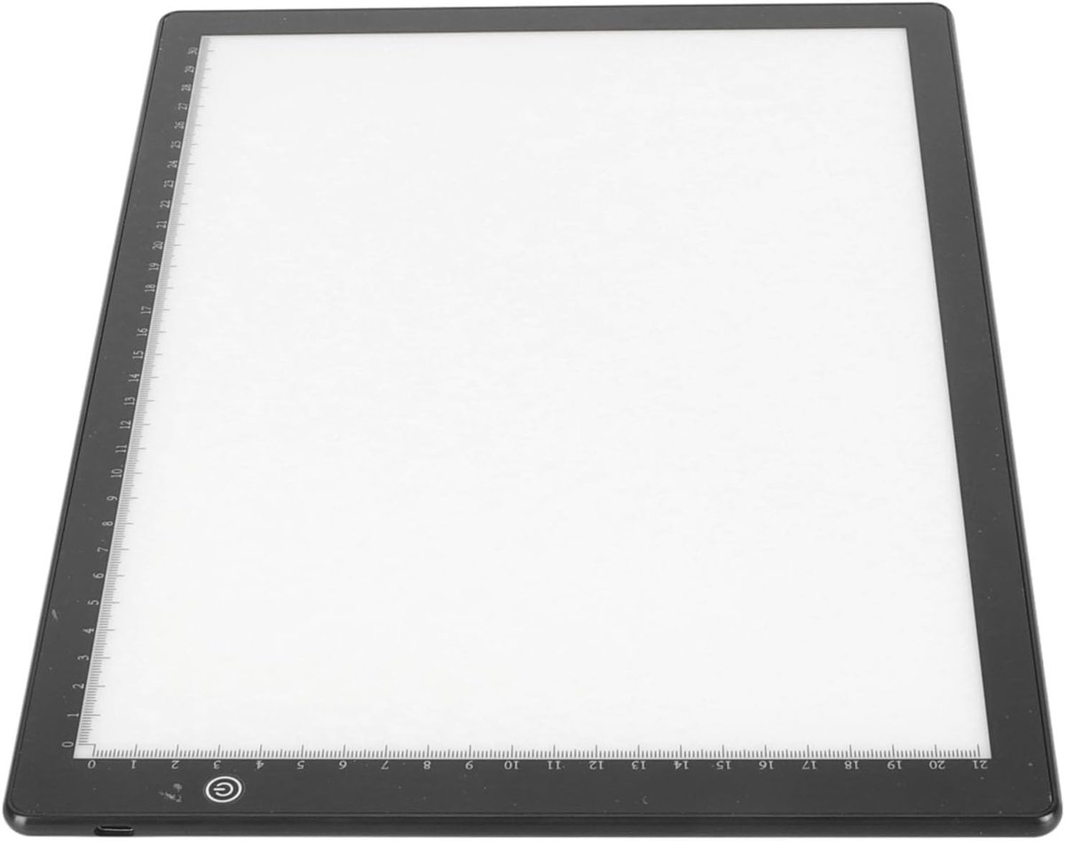 Viewer Light Pad, Ultradun formaat Light Pad-achtergrondverlichting met 3 Helderheidsniveaus, Diaviewer-lichtbak voor Het Scannen van Filmnegatieven en Oude Dia's