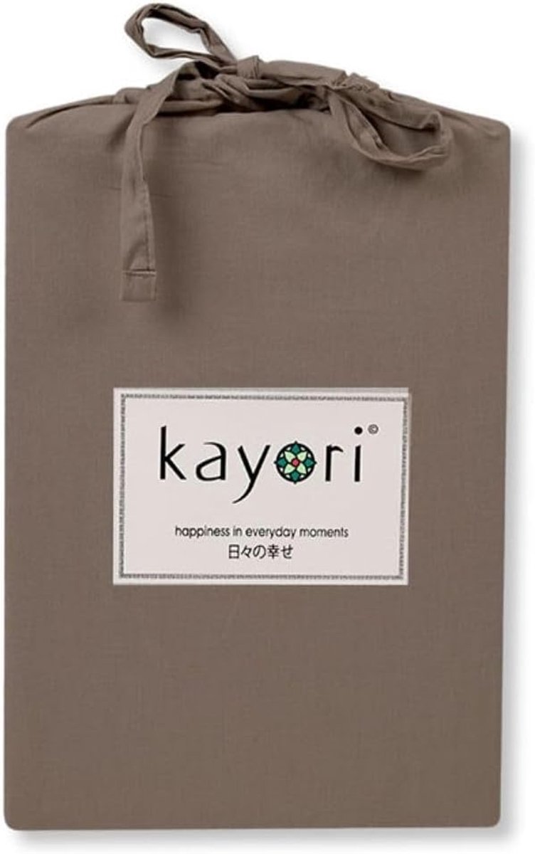 Fitted sheet 180x210-220 cm - biologisch katoen - ronde elastiek - duurzaam en ethisch - SnelShoppen