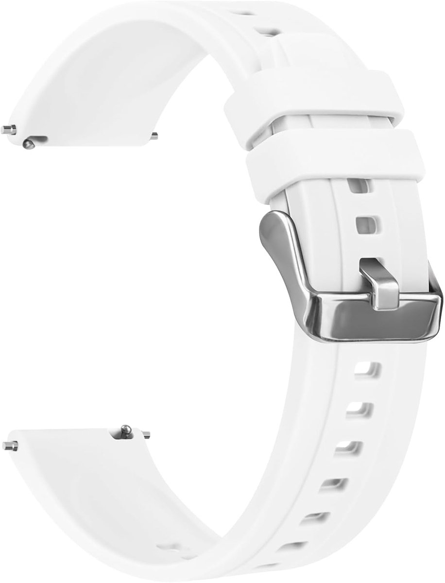 Horlogebandje 22 mm - Siliconen - Snelsluiting - Comfortabel voor dagelijks gebruik - ShopVlot