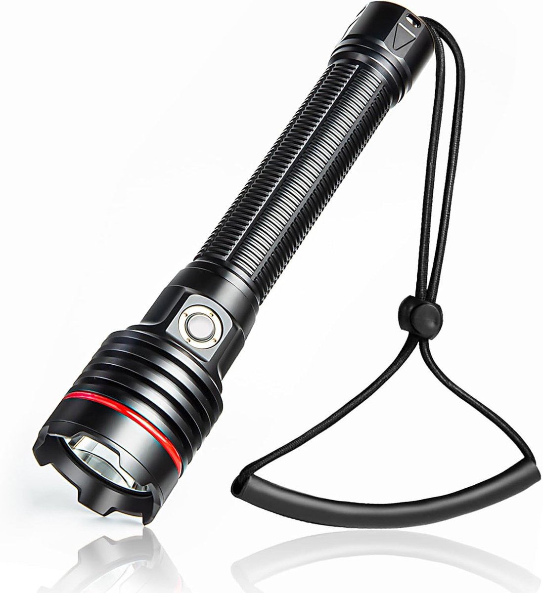 Duiklamp 5000 Lumens - Oplaadbaar via Type-C - Tot 100m diepte - Perfect voor professionele duiksport - ShopVlot