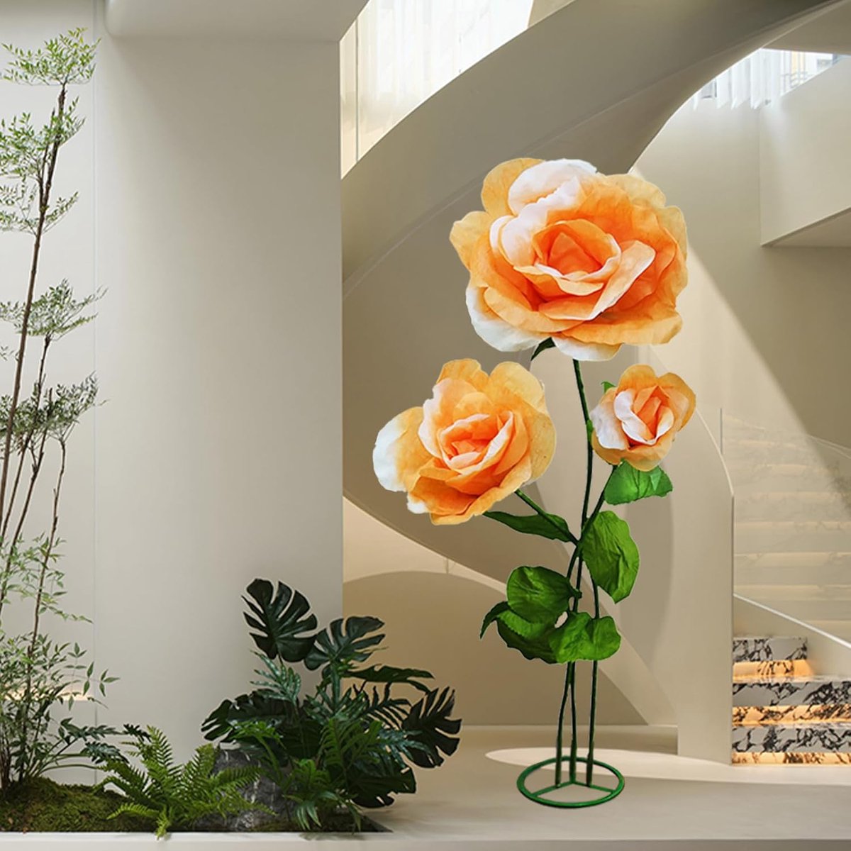 Kunstbloemen 3 Stuks - Realistisch, Weerbestendig - Perfect voor Feestdecoratie - ShopVlot