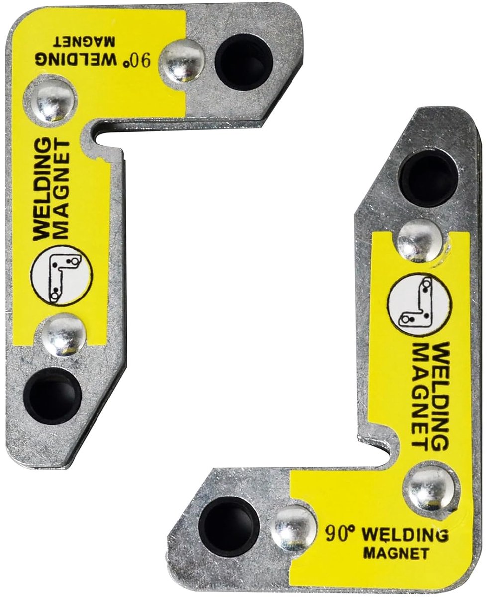Magnetische hoeksquares 90° - sterke lasaccessoires - max. treksterkte 10 kg - ideaal voor lassen - ShopVlot