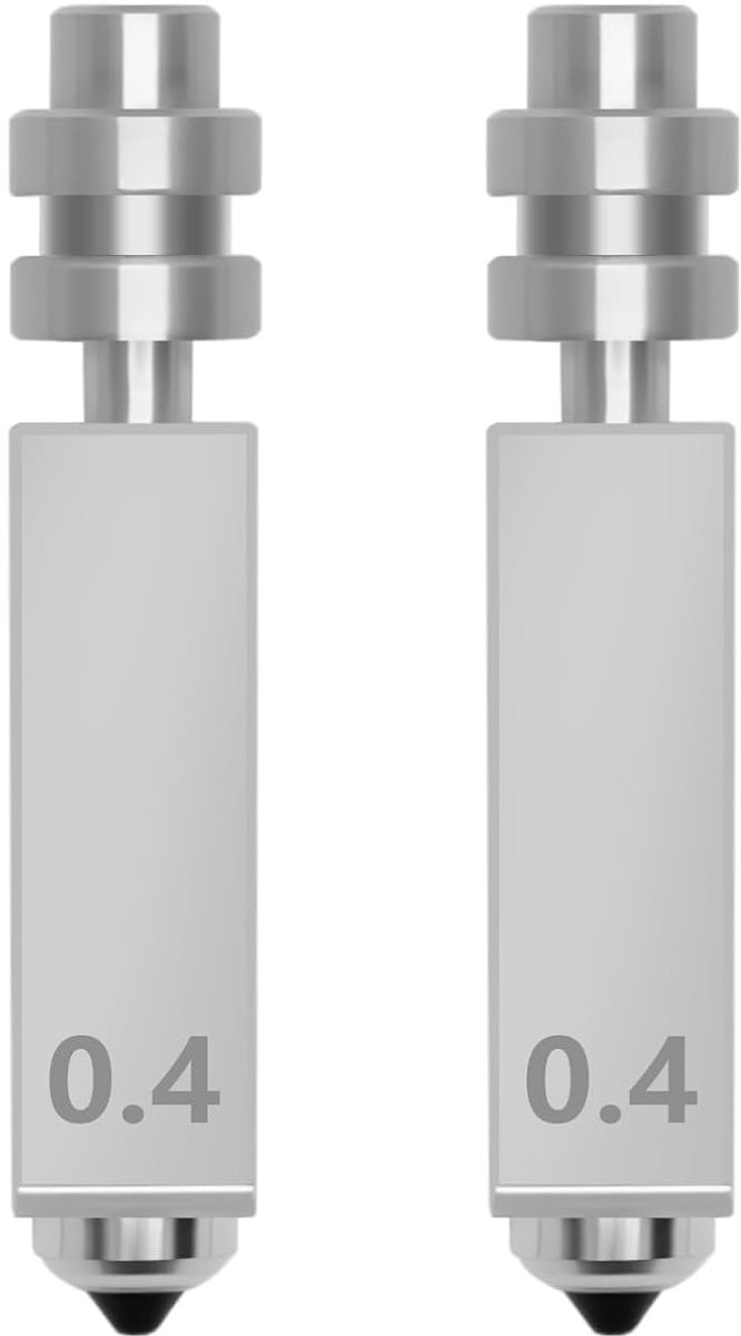 Nozzle 0.4mm - Geïntegreerde geharde staal - Snelle wissel - Geschikt voor Anycubic Kobra X - ShopVlot