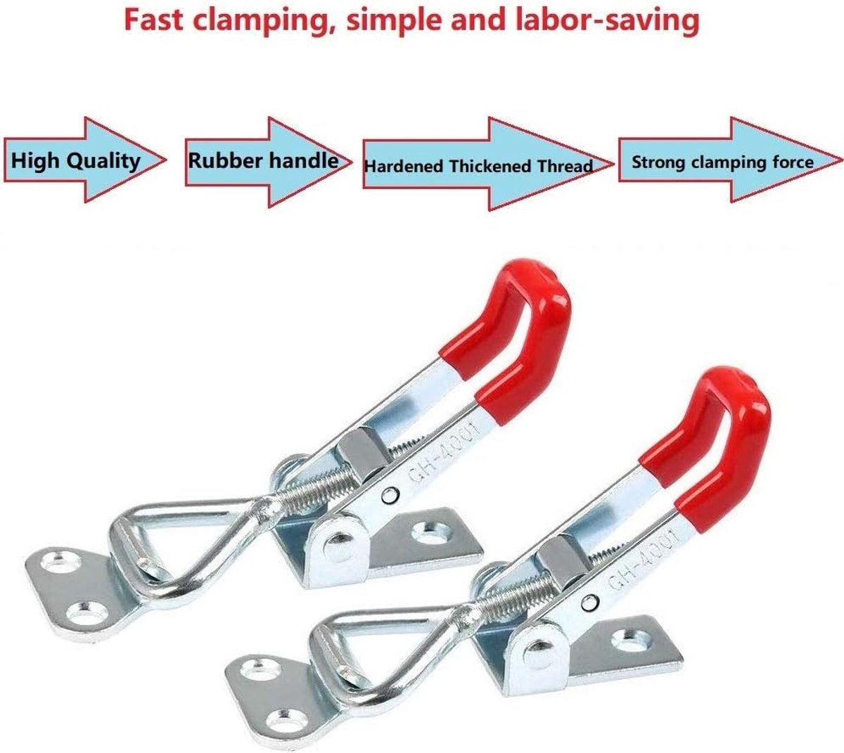 Tension Clasp 100 kg - 4 Stuks Vergrendelingshaak - Staal Gegalvaniseerd - Ideaal voor Klemmen - ShopVlot