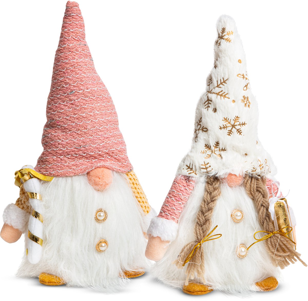 Kerst Scandinavische elf - 28 cm - 2 soorten 1 Stuks [58358]