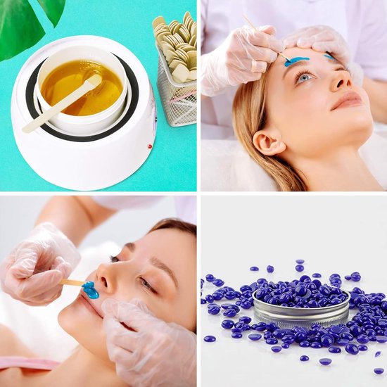 Spatels, waxing, 8,8 cm, wenkbrauwspatel, houten spatel, afgeronde en gepolijste randen, voor het verwijderen van waxmaskers — afbeelding 4
